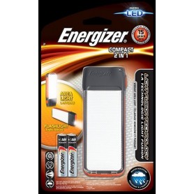 Linterna y Lámpara Energizer Compact, 2en1, 60 lúmenes, 2 pilas AAA