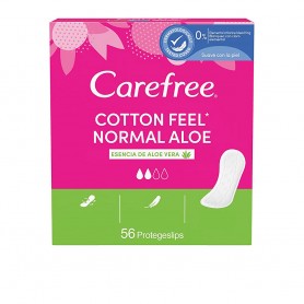 CAREFREE - CAREFREE NORMAL ALOE protector cotton 56 u