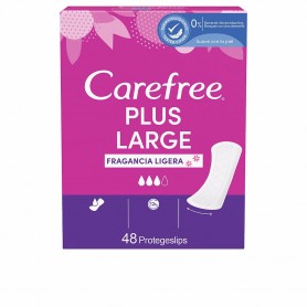 CAREFREE - CAREFREE PLUS LARGE protector fragancia ligera 48 u