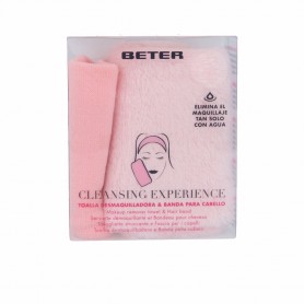 BETER - CLEANSING EXPERIENCE toalla desmaquilladora + banda cabello