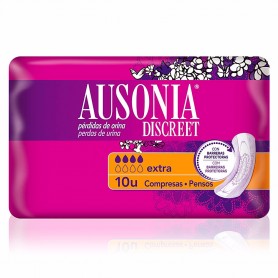 AUSONIA - DISCREET compresas incontinencia extra 10 u