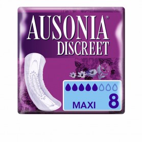 AUSONIA - DISCREET compresas incontinencia maxi 8 u