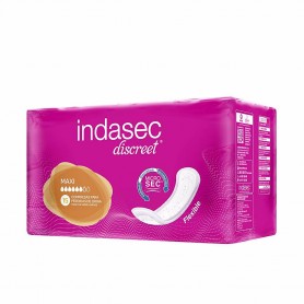 INDASEC - DISCREET compresa incontinencia maxi 15 u
