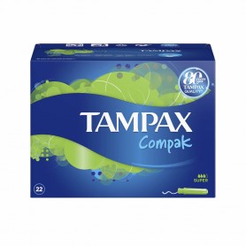 TAMPAX - TAMPAX COMPAK tampón super 22 u