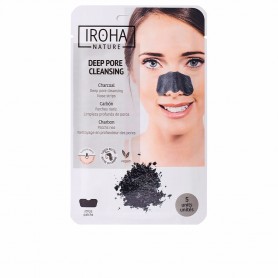IROHA - DETOX CHARCOAL BLACK nose strips 5 u