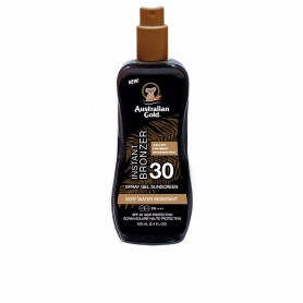 AUSTRALIAN GOLD - SUNSCREEN SPF30 spray gel with instant bronzer 100 ml