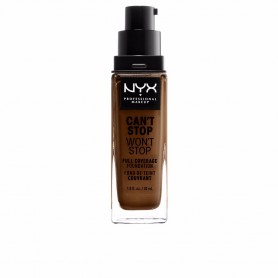 NYX PROFESSIONAL MAKE UP - CAN'T STOP WON'T STOP full coverage foundation walnut 30 ml