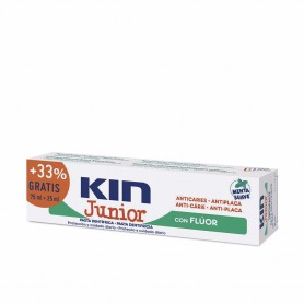 KIN - KIN JUNIOR pasta dentífrica anticaries menta suave 75 + 25