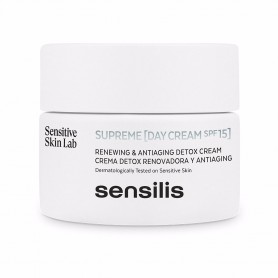 SENSILIS - SUPREME crema de día SPF15+ detox renovadora y antiaging 50