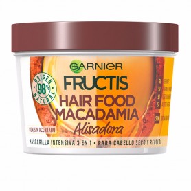 GARNIER - FRUCTIS HAIR FOOD macadamia mascarilla alisadora 390 ml