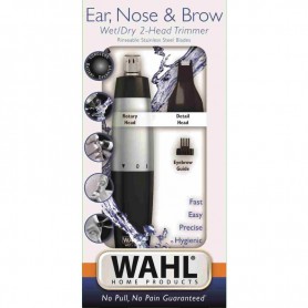 WAHL - Recortadora wahl ear nose blow wet and dry 2 trimmer 5560-1416/ con batería/ 6 accesorios