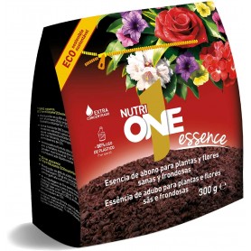 NutriONE, Abono Sólido Concentrado Essence para Plantas y Flores. Fertilizante hidrosoluble Premium, 300 grs.