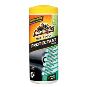 Armor All® - Toallitas para salpicaderos acabado mate para el cuidado de tu coche - Limpia, matiza y protege rápido en un paso - 30 unidades