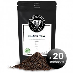 Pack de 20 unidades. Edward Fields Tea - Té Negro Orgánico de alta calidad. Formato: Granel. Cantidad: 100g.