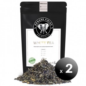 Pack de 2 unidades. Edward Fields Tea - Té Blanco Orgánico de alta calidad. Formato: Granel. Cantidad: 100g.