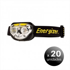 Pack de 20 unidades. Energizer Linterna Visión Frontal LED Ultra HD, 400 lúmenes y 3 pilas AAA incluidas