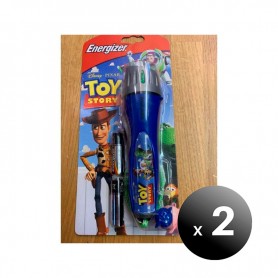 Pack de 2 unidades. Linterna Toy Story con 2 pilas Energizer AA
