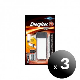Pack de 3 unidades. Linterna y Lámpara Energizer Compact, 2en1, 60 lúmenes, 2 pilas AAA