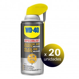 Pack de 20 Unidades.WD-40 Specialist, Aceite de Corte Multiuso Doble Acción, 400 ml. -WD40