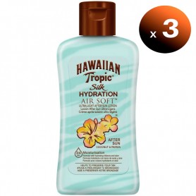 Pack de 3 unidades. Hawaiian Tropic Crema After Sun Silk Hydration Air Soft, 60 ml