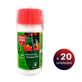 Pack de 20 Unidades. Protect Garden, Insecticida Choque EW Concentrado Decis Protech, 100 ml (Ornamentales, Frutales y Hortícola