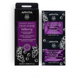 APIVITA - EXPRESS BEAUTY crema exfoliante luminosidad con arándanos 2 x 8  ml
