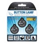 Panther Vision, 3 unidades de Lámparas Sumergibles Button con Luz Led Brillante para Interior y Exterior