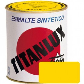TITAN- ESMALTE AMARILLO REAL TITANLUX 750ml.529