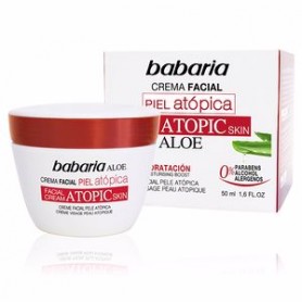 BABARIA - PIEL ATOPICA aloe vera crema facial 0% 50 ml