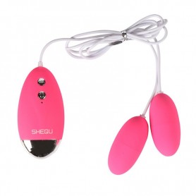 SHEQU - Huevo Vibrador Doble Silicona Yuesi