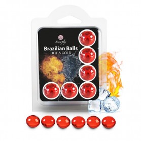 SECRET PLAY - Brazilian Balls Set 6  Efecto Calor & Frío