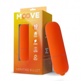 MOOVE - Bala Vibradora 10 Velocidades Naranja
