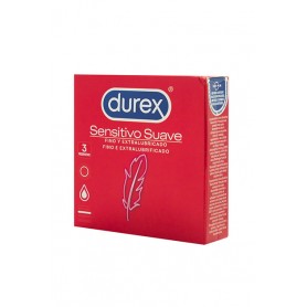 Durex  -DUREX SENSITIVO SUAVE 3UDS.