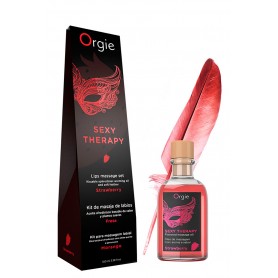 Orgie -Lips Massage Kit  Strawberry
