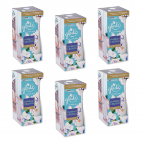 Pack de 6 Unidades.Glade - Pack Ambientador Automático Minerals & Magnolia, contiene 1 difusor + 3 recambios. 