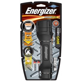 Linterna Energizer Led, Intensidad Regulable, Hardcase Profesional Pro, Resistente Agua y Caídas, 400 Lm, 4AA