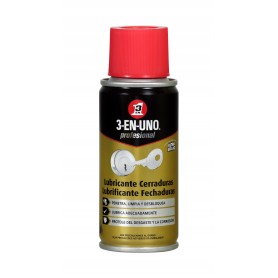 WD40 - 3-IN-ONE Spray lubricante de cerraduras, Incoloro, 100 ml