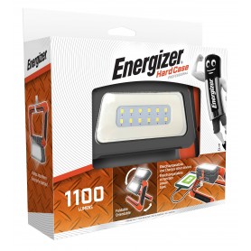ENERGIZER - Energizer Foco LED Recargable, Linterna LED Profesional, Funcion Cargador, 1100 Lumenes, Cable USB Incluido