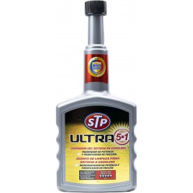 STP - STP® ULTRA - Limpiador del sistema de gasolina - Reduce fricción, impide corrosión, mejora potencia, reduce emisiones y ahorra combustible - 400ml