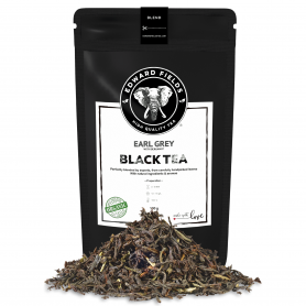 Edward Fields Tea – EARL GREY Té Negro Orgánico de alta calidad. Formato: Granel. Cantidad: 100g.