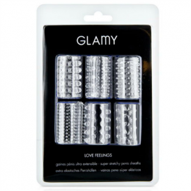Glamy-Glamy Love Kit 6 Fundas Pene Transparente