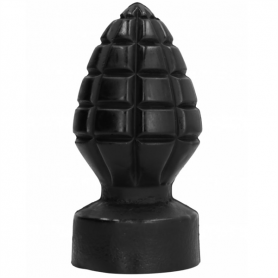 Belgo-prism-Belgo-prism All Black Explosive Anal Plug 15cm