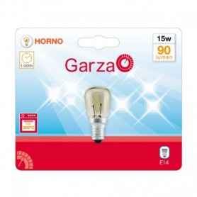 Garza Lighting, Bombilla Tubular T22 E14 15W 90 Lúmenes, para Horno